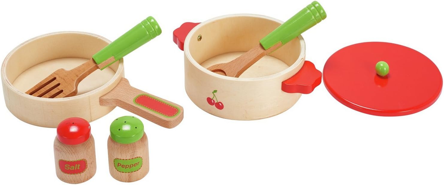 chad valley wooden cooking set