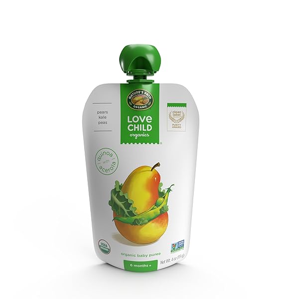 LOVE CHILD ORGANICS SUPERBLENDS PEARS, KALE + PEAS...