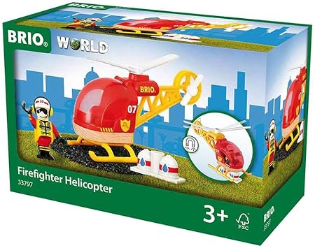 BRIO World Fire \u0026 Rescue Helicopter for 