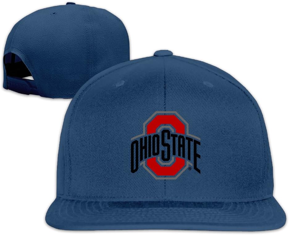 Ohio State Buckeyes Cotton Baseball Caps Fitted Plain Hat