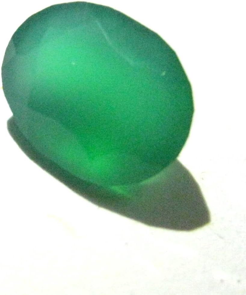 Amazon Com Crystalmiracle Excellent Natural Green Onyx Gemstone 3 45 Carat Crystal Healing Men Women Gift Positive Energy Strength Concentration Protective Power Health Success Balancer Love Confidence Health Personal Care