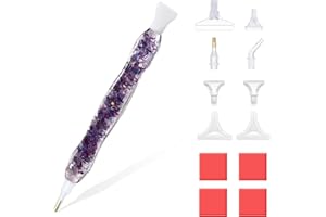 RECORDARME Diamond Art Pen, Diamond Painting Pen Tools Accessories, Ergonomic Design Glow in The Dark Diamond Dot Pens(Glow Purple)