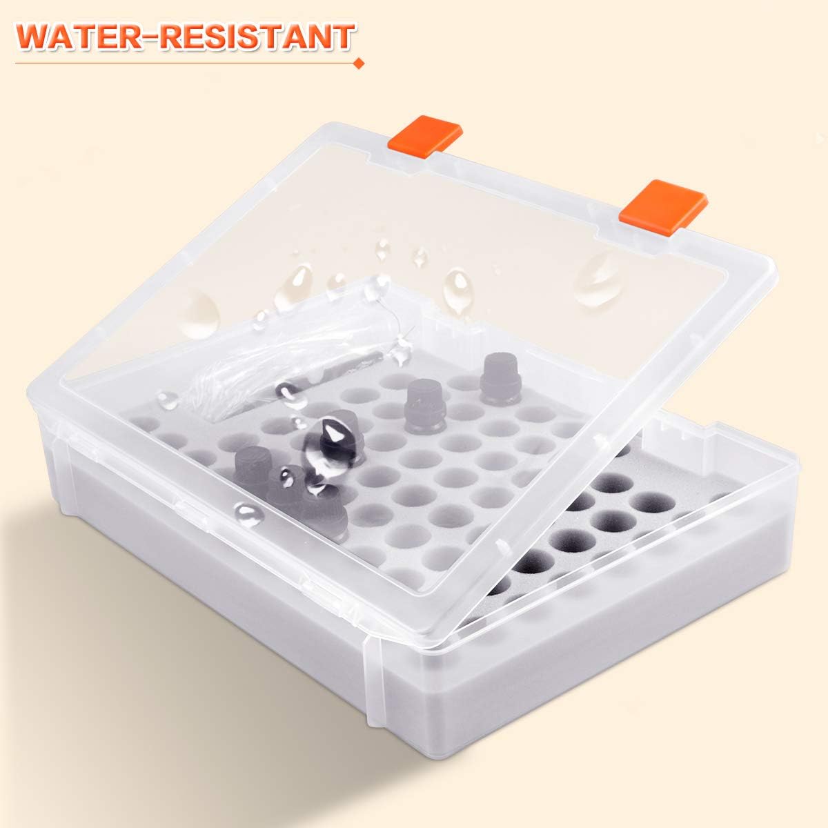 Essential Oil Storage Case Contains 73 Bottles and accessories with Stickers, Opener, Funnels, Pipettes, Bottles Organizer Holder Container (Not Include Bottles)