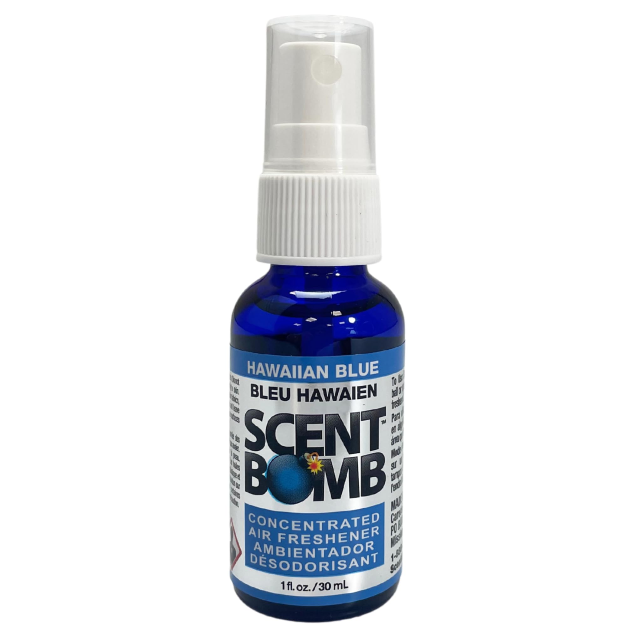 Scent Bomb Concentrated Air Freshener Hawaiian Blue