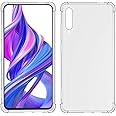 USTIYA Case for Huawei Y9s / Honor 9X Pro Clear TPU Four Corners Cover Transparent Soft