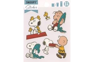 S&Cｺｰﾎﾟﾚｰｼｮﾝ S&C Corporation PKS296 Snoopy Heat and Water Resistant Sticker Charlie Linus