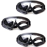 Children’s Safety Glasses－3 Pack of Kids Outdoor Game Protective Goggles Safety Goggles Eyewear for Nerf N-Strike Elite Gun T