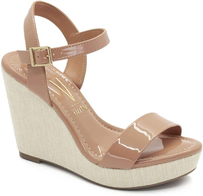 sandalia anabela vizzano nude