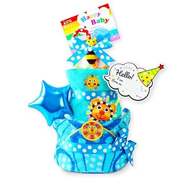 Amazon おむつケーキ Sassy サッシー ポップスター 3段 おむつ