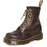 Dr. Martens Unisex 1460 Bex Crazy Horse Leather 8 Eye Boot, Dark Brown, 6 US Women