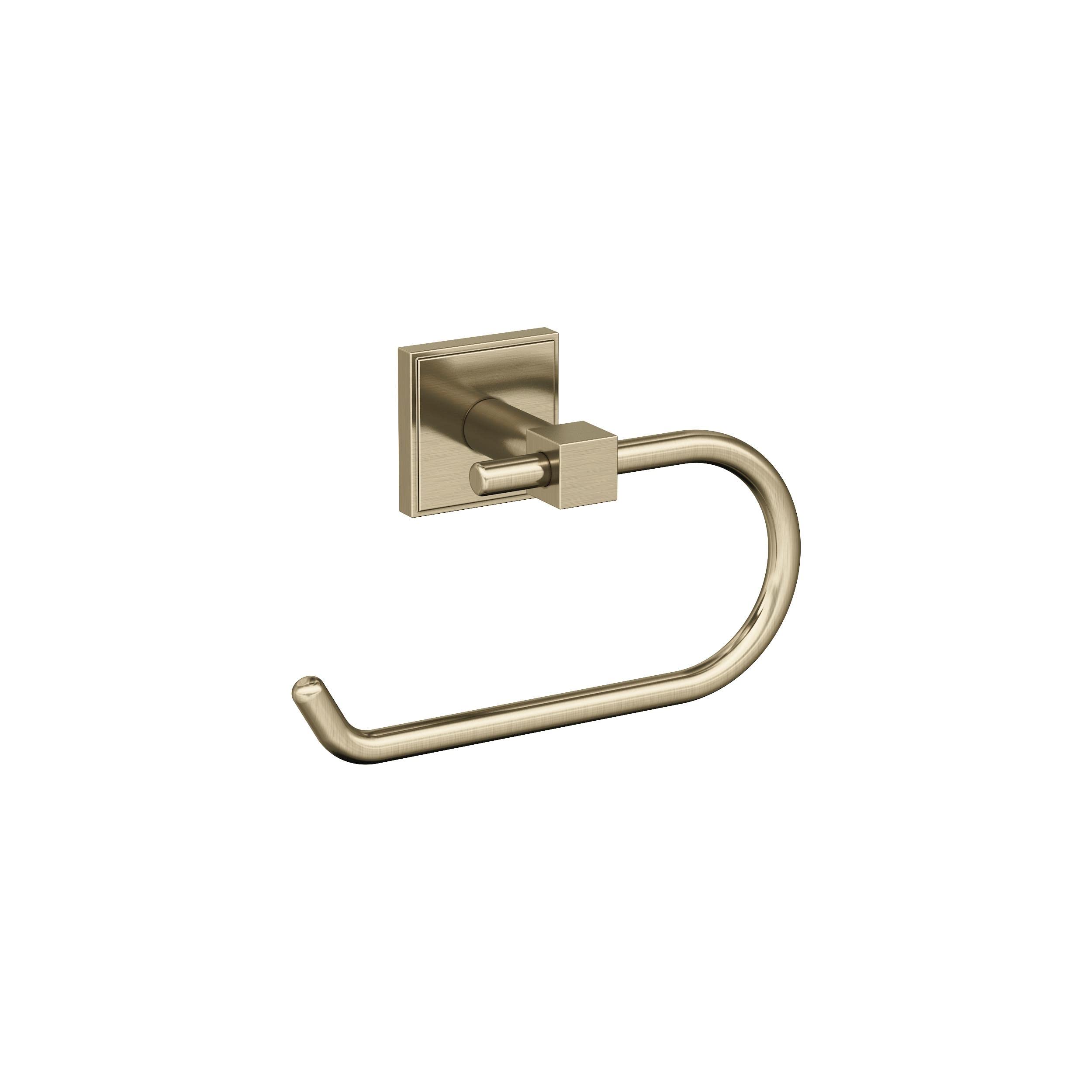 Amerock | Toilet Paper Holder | Golden Champagne | Appoint | Single Post Tissue Holder | Bath Hardware | Bathroom Accessories โ image 1