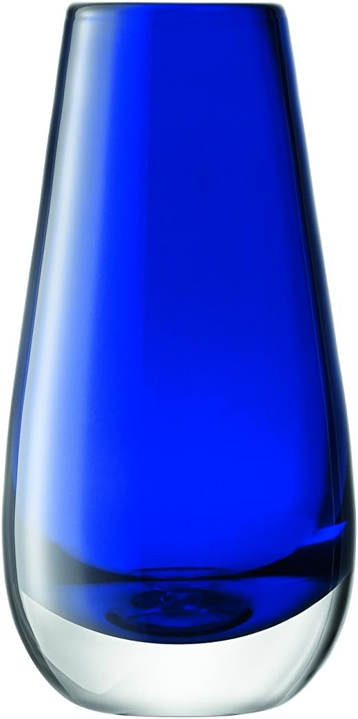 LSA International 14 cm Flower Colour Bud Vase, Blue Amazon.co.uk
