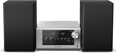 Panasonic SC-PM702EB-S Compact Stereo System with CD USB Bluetooth FM DAB+