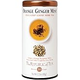The Republic of Tea Herbal Full-Leaf Loose Tea (Orange Ginger Mint, 2.3 oz)