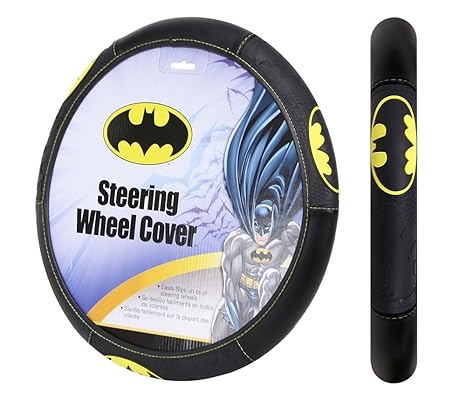 Infinity Stock Batman Logo Warner Brothers Steering Wheel Cover Car Truck Suv Van Universal Size Fit 14 5 15 5 Auto Interior Accessories
