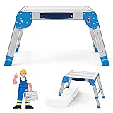 Loyoda 600lbs Work Platform, Foldable Step Stool