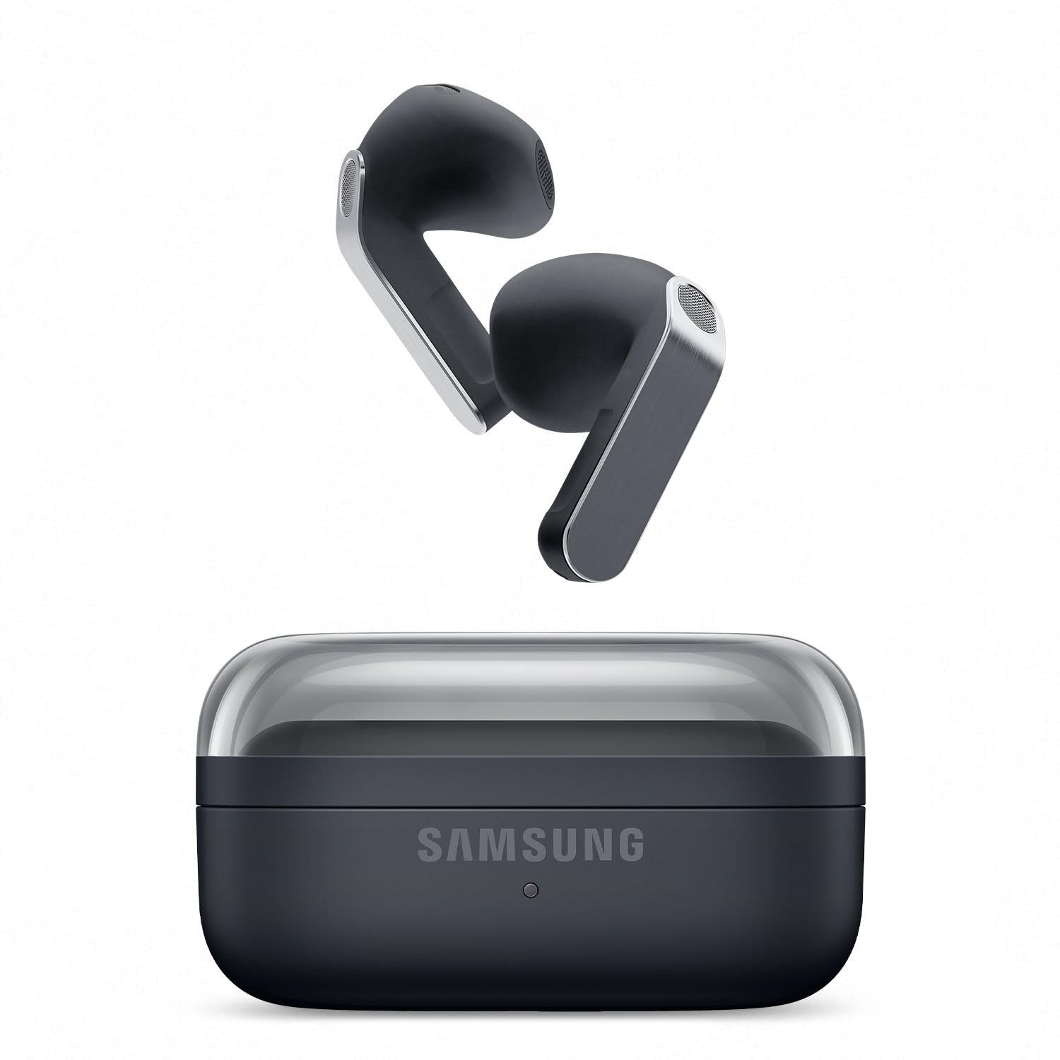 Photo 1 of Samsung Galaxy Buds 4 (2026) AI True Wireless Bluetooth Earbuds, Noise Cancelling, Hi-Res Audio, 1-Way Speaker, New Fit, IP54, Live Translation, Black [US Version, 2 Yr Warranty]