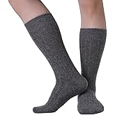iMongol Cashmere Men Man Rib Socks, Made in Inner Mongolian