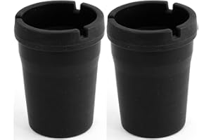 RIJIS Pack of 2 Butt Bucket Ashtray cigarette extinguisher home Auto Car cup holder