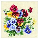RIOLIS 1516 - Pansy Medley - Counted Cross Stitch Kit 7¾