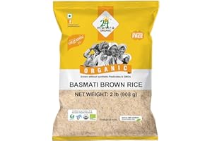 24 Mantara Organic Basmati Rice, Brown, 2 Pound