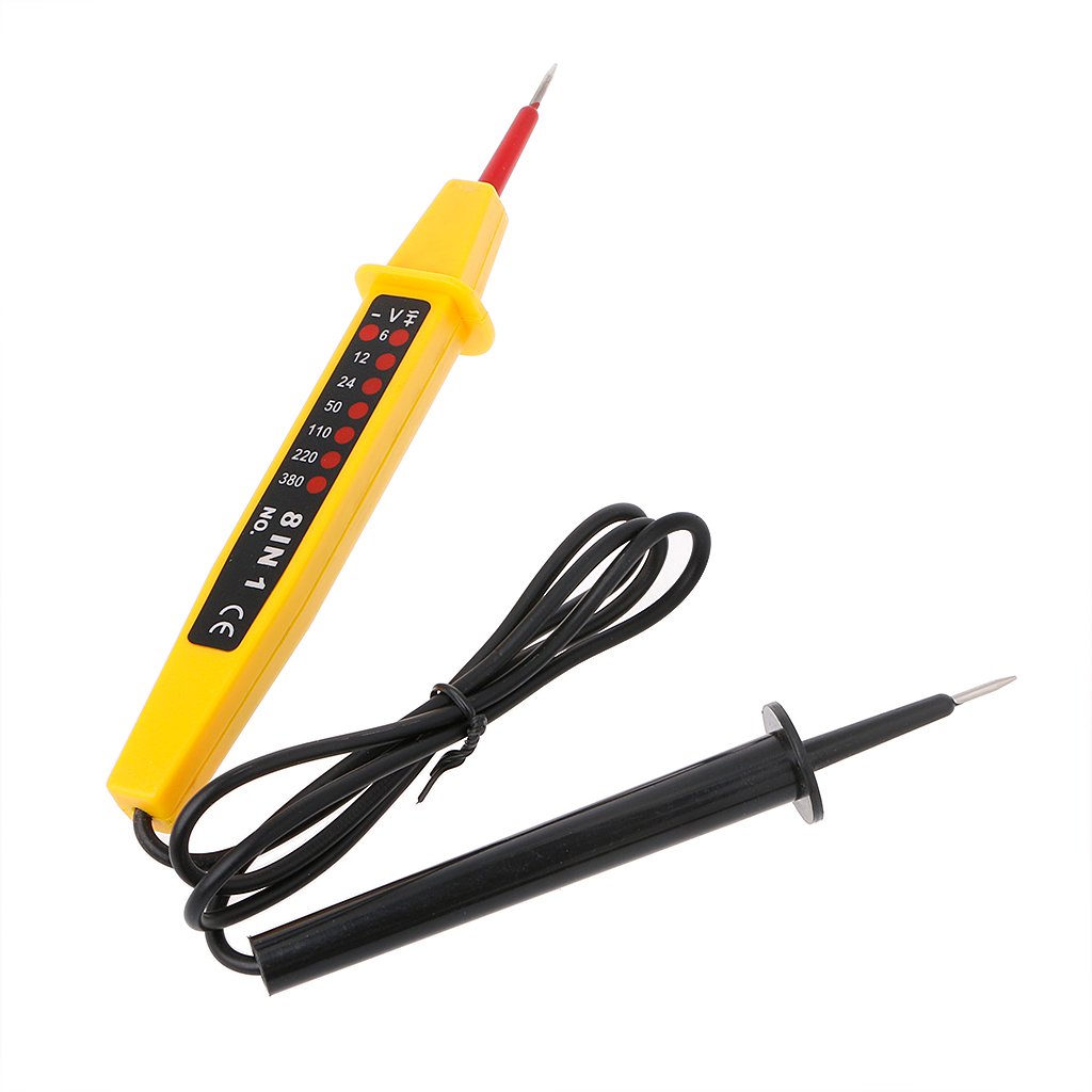 8 in 1 Auto Electrical Pen Detector Tester Voltage AC DC 6-500V