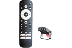 RUOYINKE Remote Control Compatible for VOPLLS Q5 Mini Projectors