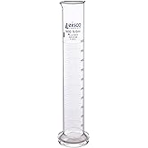 Graduated Cylinder, 500ml - Class A Tolerance ±2.50ml - Round Base - Blue Graduations - Borosilicate 3.3 Glass - Eisco Labs