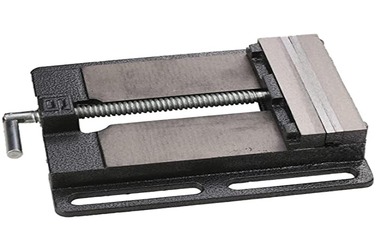 KS Tools 500.8454 500.8454 500.8457 Vice with Parallel Jaws 150 mm / 120 mm / 120 mm/for Drill on Column White