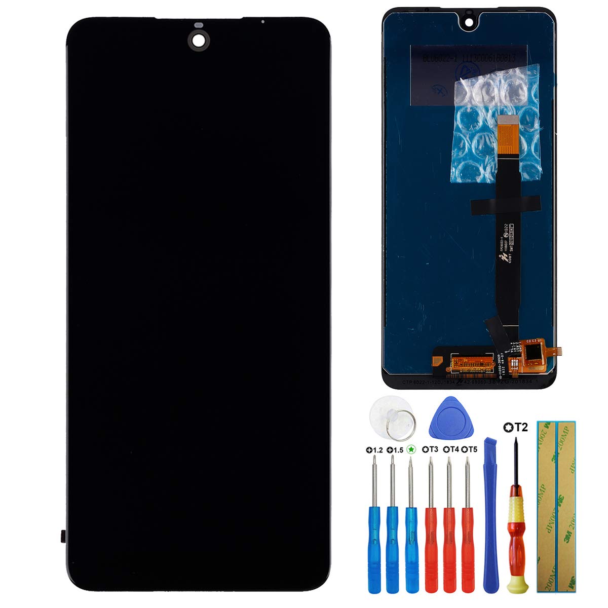 E-YIIVIIL New Display Compatible with WIKO View2 / View 2 6 Inch LCD Touch Screen Digitizer Display Assembly with Tools