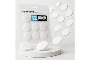 Strongest Home Wall & Door Handle Stopper 3.15" Rubber Door Knob Round Wall Shield Cushion, Quiet Wall Protector for Door Han