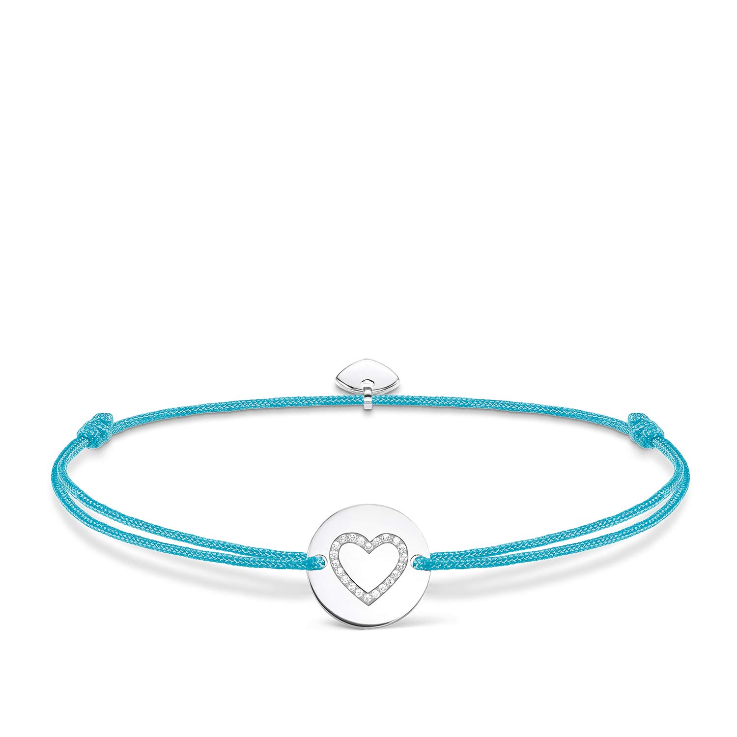Thomas Sabo Women Bracelet Little Secret Heart Turquoise 925 Sterling Silver LS069-401-31-L20v — image 1