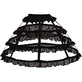 GRACEART Victorian Dress Pannier Hoop Skirt Bustle Cage Skirt