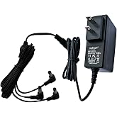 UpBright AC/DC Adapter Compatible with Lemax Lighted Accessory 4.5V # 74706 Christmas Village Houses Playground Display 3 Output Jack 34988A Spooky Town Collection 64518 4.5 Volts 4.5VDC Power Supply