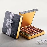 Bateel | Black Sapphire Gift Set | Plain And Filled Dates | Large| 32.3 oz