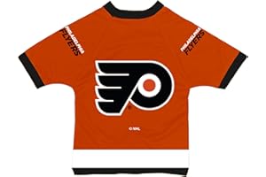 All Star Dogs NHL Philadelphia Flyers Dog Jersey, Athletic Mesh Shirt for Dogs - Official Team Apparel, Pet Jersey for Flyers Fans (Small, Orange)