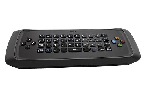 XRT300 Keyboard TV Remote Replacement For Vizio Smart TVs With Netflix & Vudu Buttons