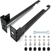 Bed Frame Footboard Extension Brackets Set Attachment Kit | Fit for Twin, Full, Queen, or King Size Beds