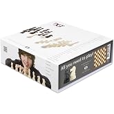 DGT Chess Starter Box Grey | High Quality Chess Board and Pieces for Beginners, Students &amp; Lessons, Durable Compact Storage Box for Home or Travel Play