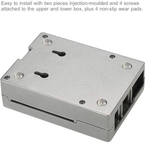 TEVISE Caso de aleación de Aluminio de protección Shell Vivienda Carcasa de la Caja de Frambuesa Pi Pi 3 2 y B + DIY Módulo