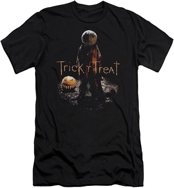 Amazon.com: Trick R Treat - Mens Samhain Slim Fit T-Shirt, Size: XX-Large, Color: Black: Clothing