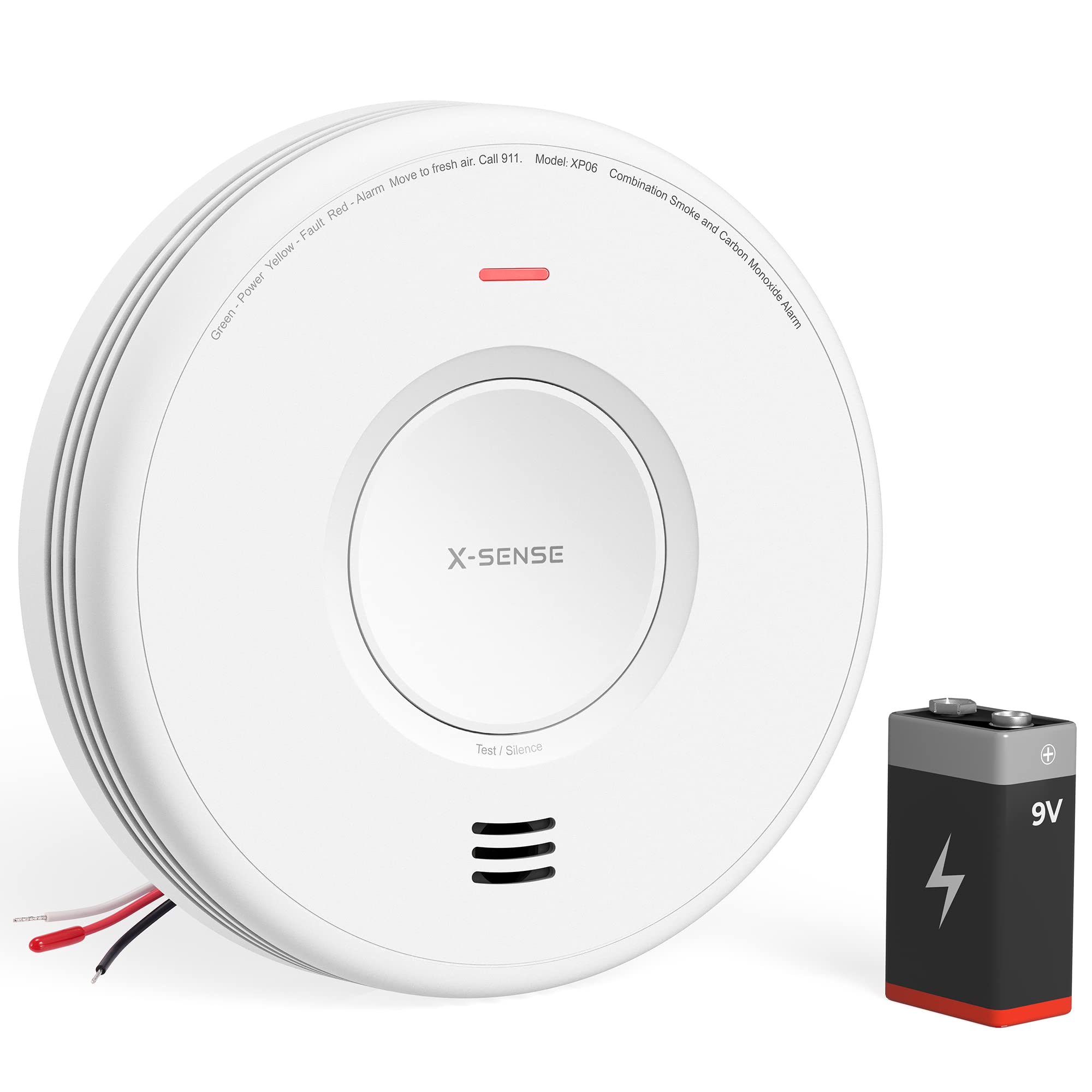 XSense AC Hardwired Combination Smoke And Carbon Monoxide Detector