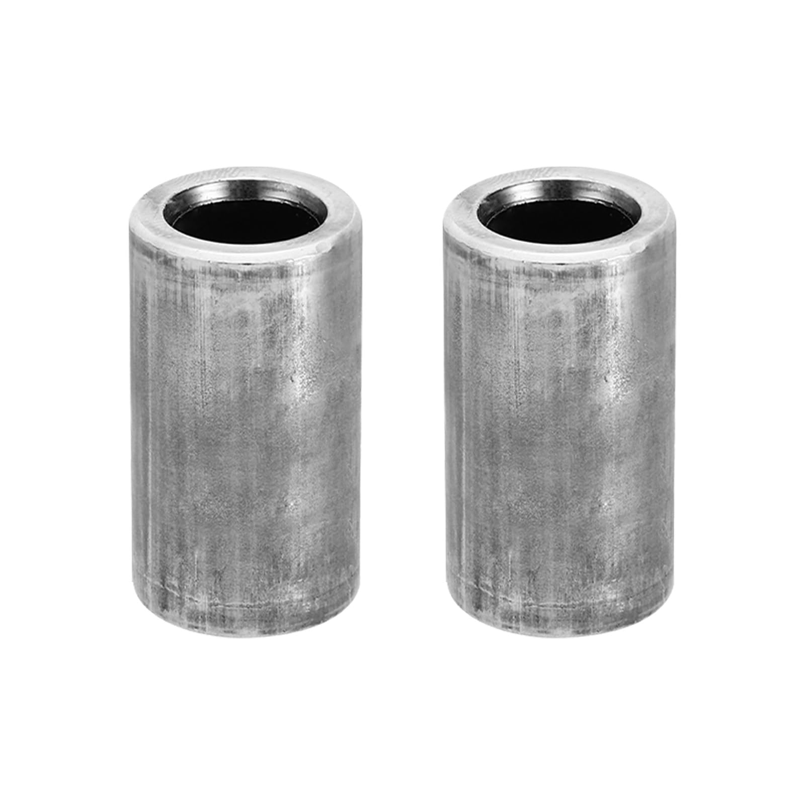 PATIKIL M12 Steel Spacers, 2 Pcs Metal Spacers Steel 12.3mm ID x 20mm OD x 30mm L Carbon Steel Spacer Screw Standoff Round for 1/2in or M12 Screw Bolts