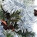 Alonsoo 25ft Christmas Tinsel Garland, Christmas Tree Ornaments Home Party Classic Shiny Sparkly Ceiling Hanging Decorations, 4 inch Wide Filaments Silver.