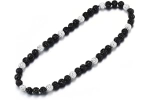 RWQIAN Baseball Beaded Necklace for Men Boys,Bling Baseball Necklace with Baseball Drip Chains Inspired Accessory Diamond Necklaces Rhinestone Making Jewelry Baseball Team Athletes Gifts