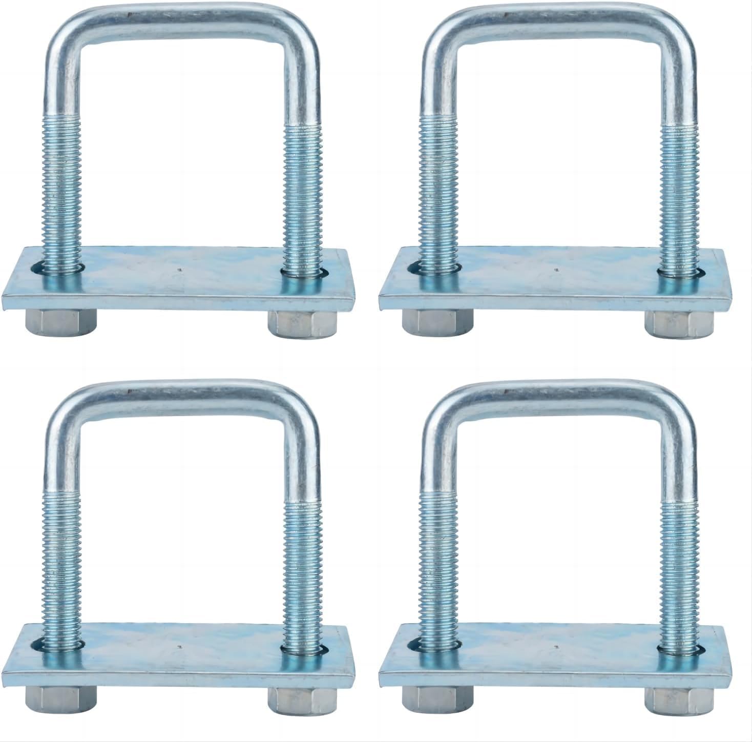 Photo 1 of 4 Pack Leaf Spring Clamp Kit, 1.5 inch Width X 3-3/8 Long Leaf Spring Clamps for Truck, Locks Springs.