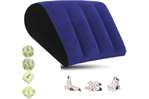 Triangle Lumbar Support Cushion - Inflatable Wedge Pillow - Game Dice Set - Portable Sleep Pillow - -B137 (2PCS-01)