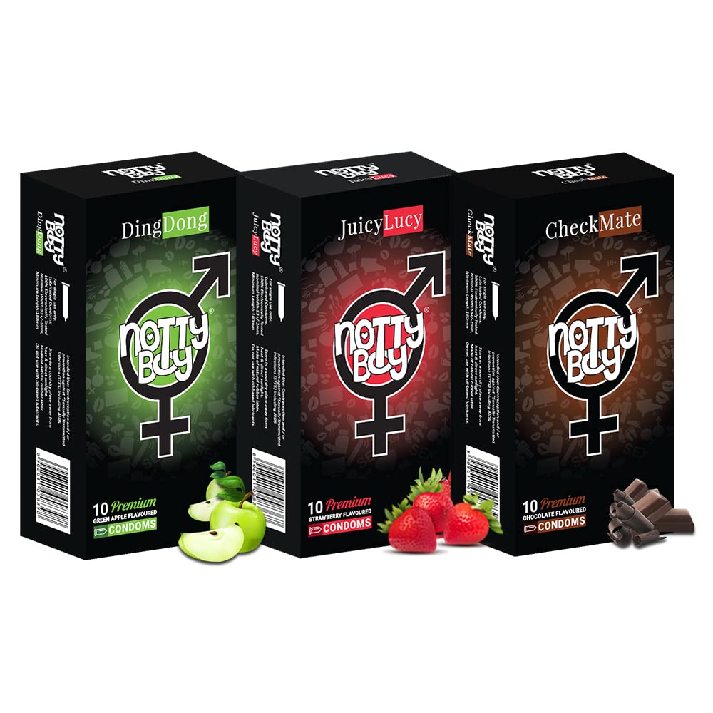 NottyBoy Flavored Condoms Multipack for Oral 30 pcs
