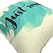 YOUR SMILE Cotton Linen Square Decorative Throw Pillow Case Cushion Cover 18x18 Inch(44CM*44CM) (YS243)