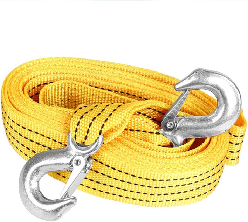 Nylon Recovery Tow Strap,Heavy Duty Tow Strap with Safety Hooks,Car Tow Rope,Pull Rope Trailer